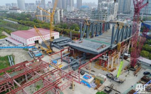江汉七桥正式复工建设