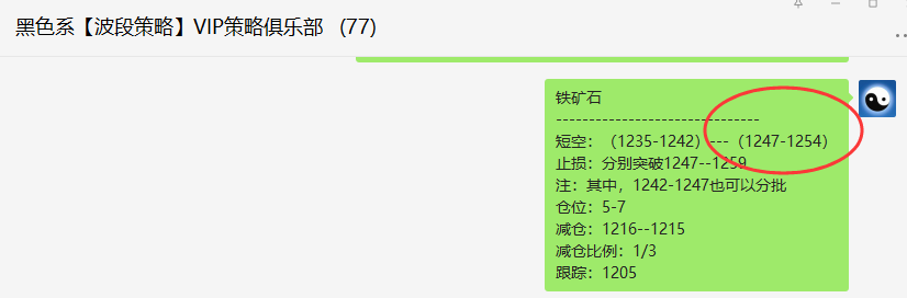 铁矿石:VIP精准策略(短空)利润近100点,精准转折