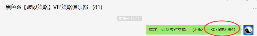 双焦:VIP精准策略(短线洗盘空单)合计利润突破400点
