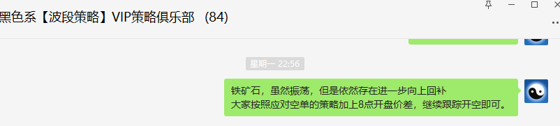 铁矿石：VIP精准策略（短空）利润突破50点