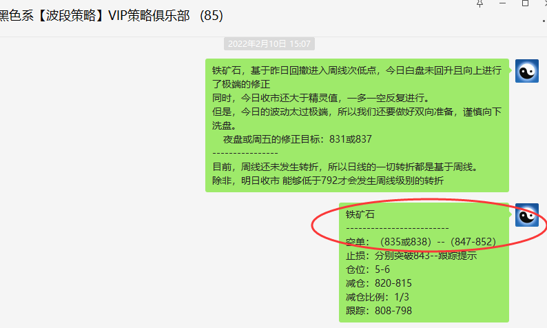 铁矿石:VIP精准策略(短线空单)持仓两日突破65点