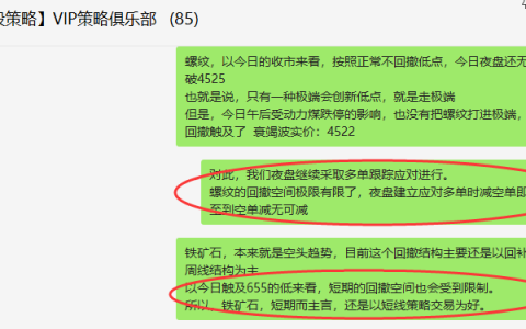 螺纹：VIP精准策略（短线多单）突破300点