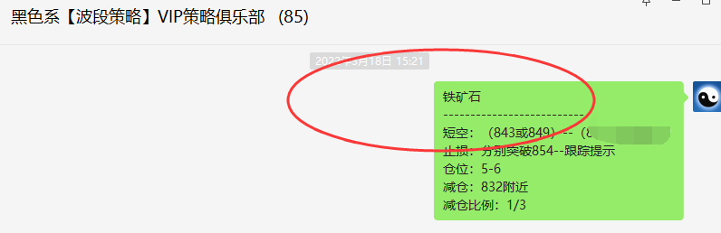 铁矿石:精准VIP策略(短线空单)目标利润达43点