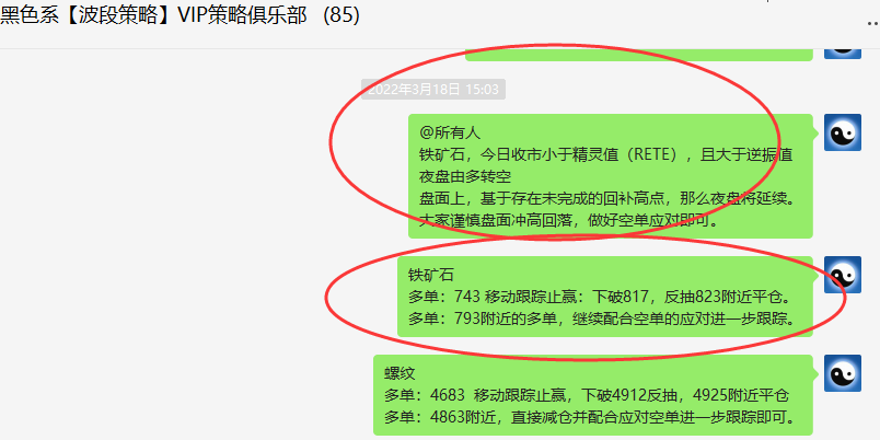 铁矿石:精准VIP策略(短线空单)目标利润达43点