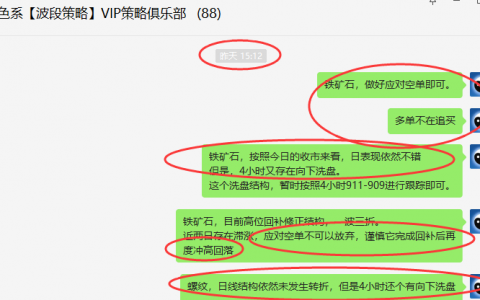 铁矿石：VIP精准策略（应对空单）单日超50点利润