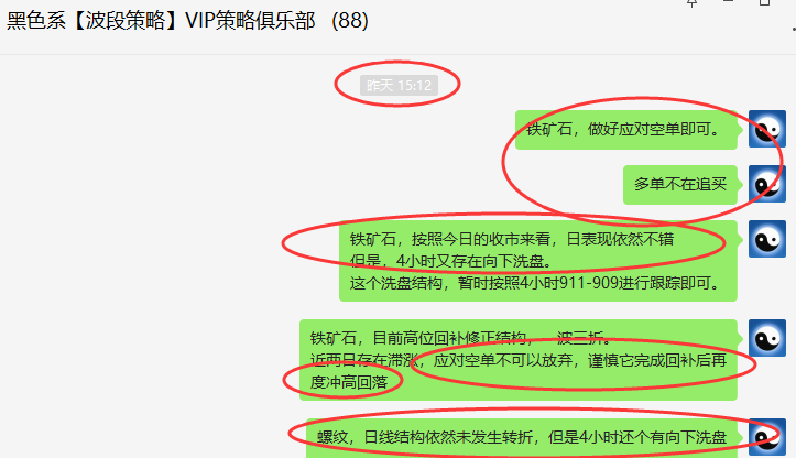 铁矿石:VIP精准策略(应对空单)单日超50点利润