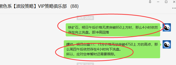 螺/矿:精准VIP策略(应对空单)超110/40点