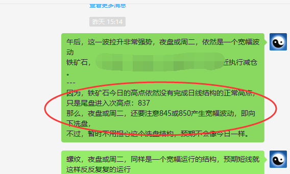 螺纹/铁矿：精准按照价格结构规则实现冲高回落