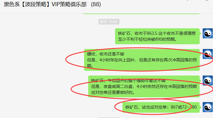 螺纹/铁矿:VIP精准策略(短线空单)两日利润突破近220点