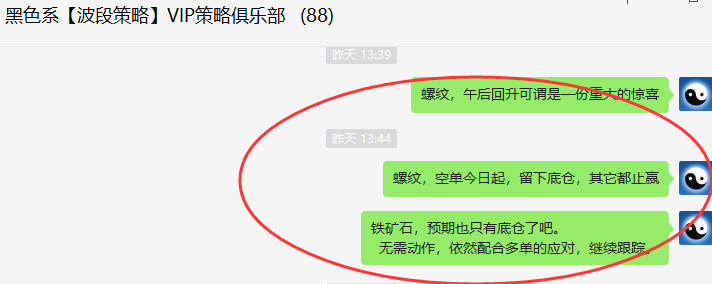 螺/矿:精准VIP策略(短线多单):利润突破170/60