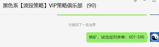 铁矿石:VIP精准策略(短线多单)利润突破35点