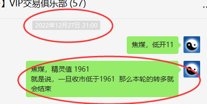 焦煤:VIP精准策略(短波空单)利润跟踪突破110/190点