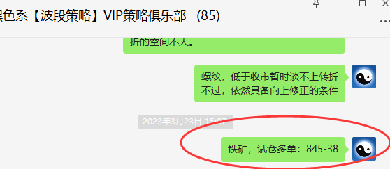 铁矿石:VIP精准策略(短线多单)利润突破40点