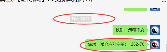 焦煤:日间VIP策略(日间空单)双向利润突破55点