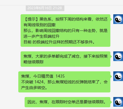 焦煤:VIP精准策略(短线空单)利润触及百点