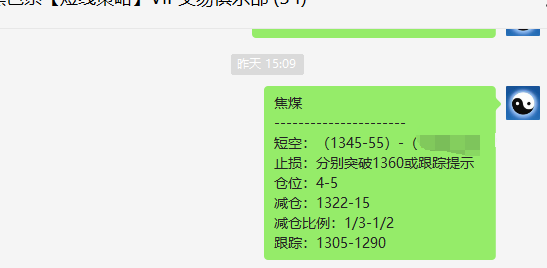焦煤:精准VIP策略(短空)双向利润突破42点