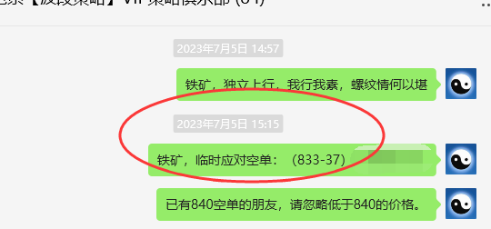 铁矿石:精准VIP策略(短线空单)利润突破45点