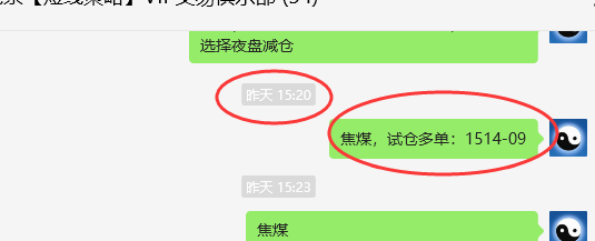 焦煤:VIP精准策略(日间)双向利润突破42点