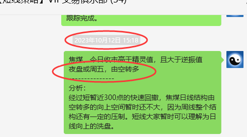 焦煤:VIP精准策略(短多)利润突破110点