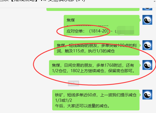 焦煤:VIP精准策略(日间)双向利润突破65点
