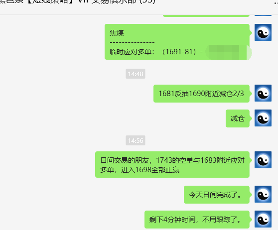 焦煤:VIP精准策略(日间)双向利润突破80点