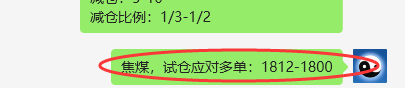 焦煤:VIP精准策略(日间)双向利润触及40点