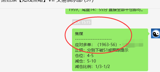 焦煤:VIP精准策略(日间)单边跟踪利润突破120点