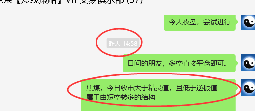 焦煤:VIP精准策略(短+日)多单减平单边利润超120点