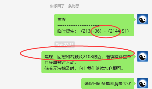 焦煤:VIP精准策略(日间)双向利润突破55点