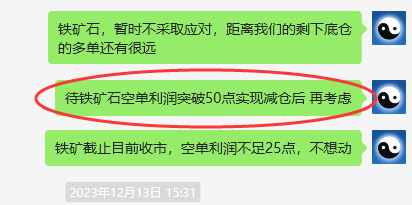 铁矿石:VIP精准策略(短空)利润突破50点