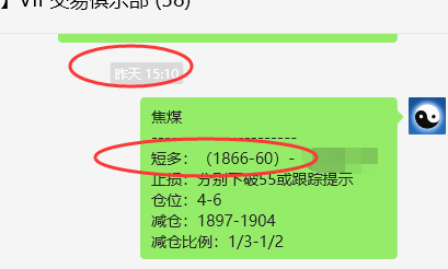 焦煤:VIP精准策略(日间)双向减平利润突破75点