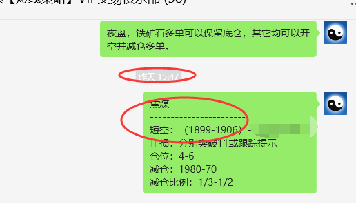 焦煤:VIP精准策略(日间)减平利润完成超70点