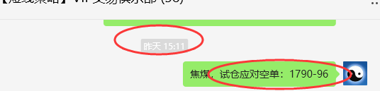 焦煤:VIP精准策略(日间)减平利润突破62点