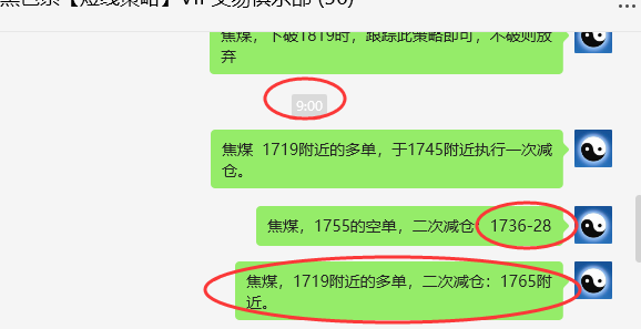 4月16日,焦煤:VIP精准策略(日间)双向减平超90点
