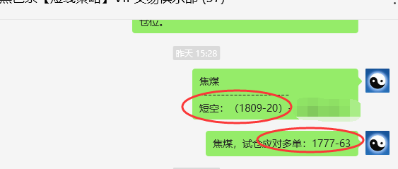 4月18日,焦煤:VIP精准策略(日间)双向减平突破45点