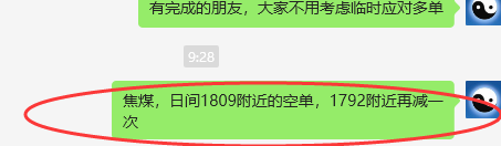4月18日,焦煤:VIP精准策略(日间)双向减平突破45点
