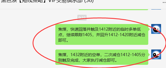 8月6日,焦煤:VIP精准交易策略(日间)多空减平59点