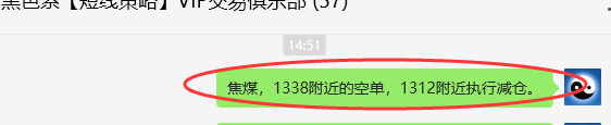 9月3日,焦煤:VIP精准交易策略(日间)多空减平54点