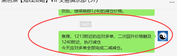 9月6日,焦煤:VIP精准交易策略(日间)多空减平78点