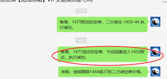 10月10日,焦煤:VIP精准策略(日间)多空减平106点
