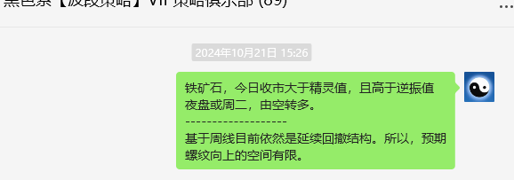 11月11日，铁矿石：VIP精准策略（短空）跟踪利润突破40点