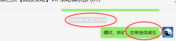 1月15日,铁矿石:精准VIP策略(短多)跟踪目标触及40点