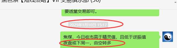 1月16日,焦煤:VIP精准交易策略(短多)跟踪利润触及80点