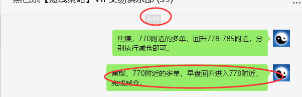 6月12日,焦煤:VIP精准策略(日间)多空减平17+8点