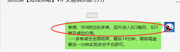 7月14日,焦煤:VIP精准策略(日间)多空减平29+9点