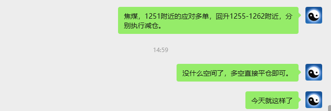 11月4日,焦煤:VIP精准策略(日间)多空减平41+13点