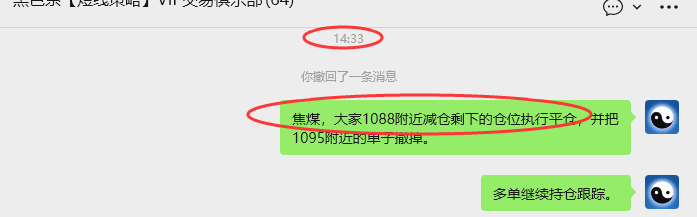 12月1日,焦煤:VIP精准策略(日间)多空减平66+20点