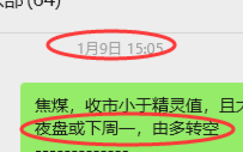 1月21日，焦煤：VIP精准策略（短空）跟踪目标100点