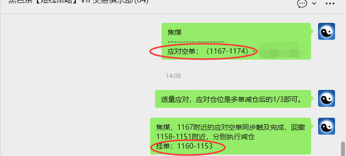 1月23日,焦煤:VIP精准策略(日内)多空减平52+19点
