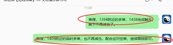 6月4日,焦煤:规则化策略(日内)双向减平73+18